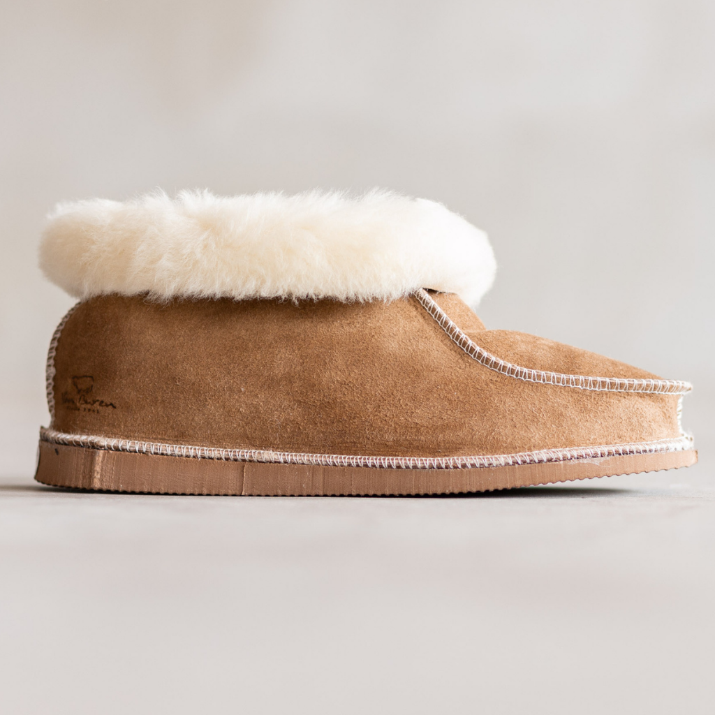 Klassieke Lamsvacht Pantoffels - Dames - Camel