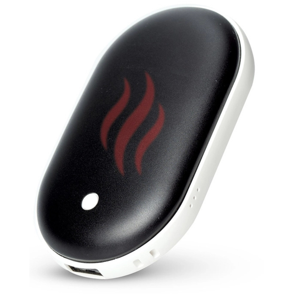 Flintronic Oplaadbare Handwarmer – 5000 MAh, Powerbank, 3 Warmtestanden, Compact En Ideaal Voor De Winter
