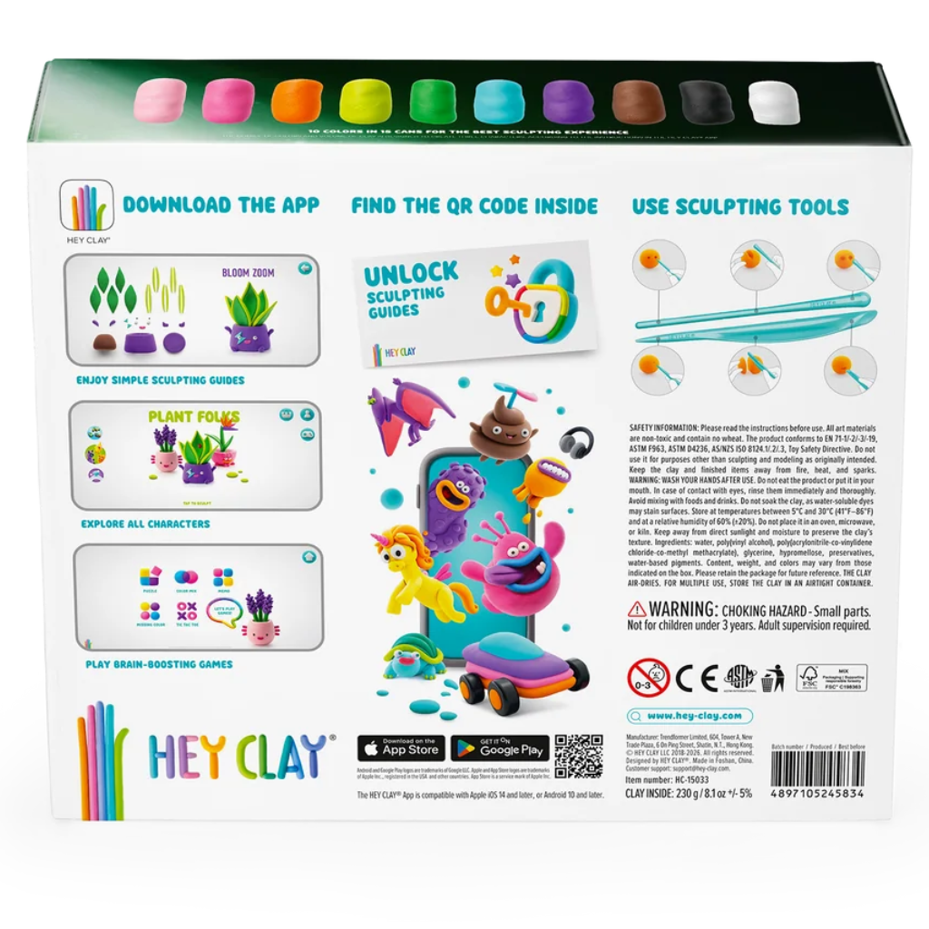Hey Clay kleisetje - 15 potjes