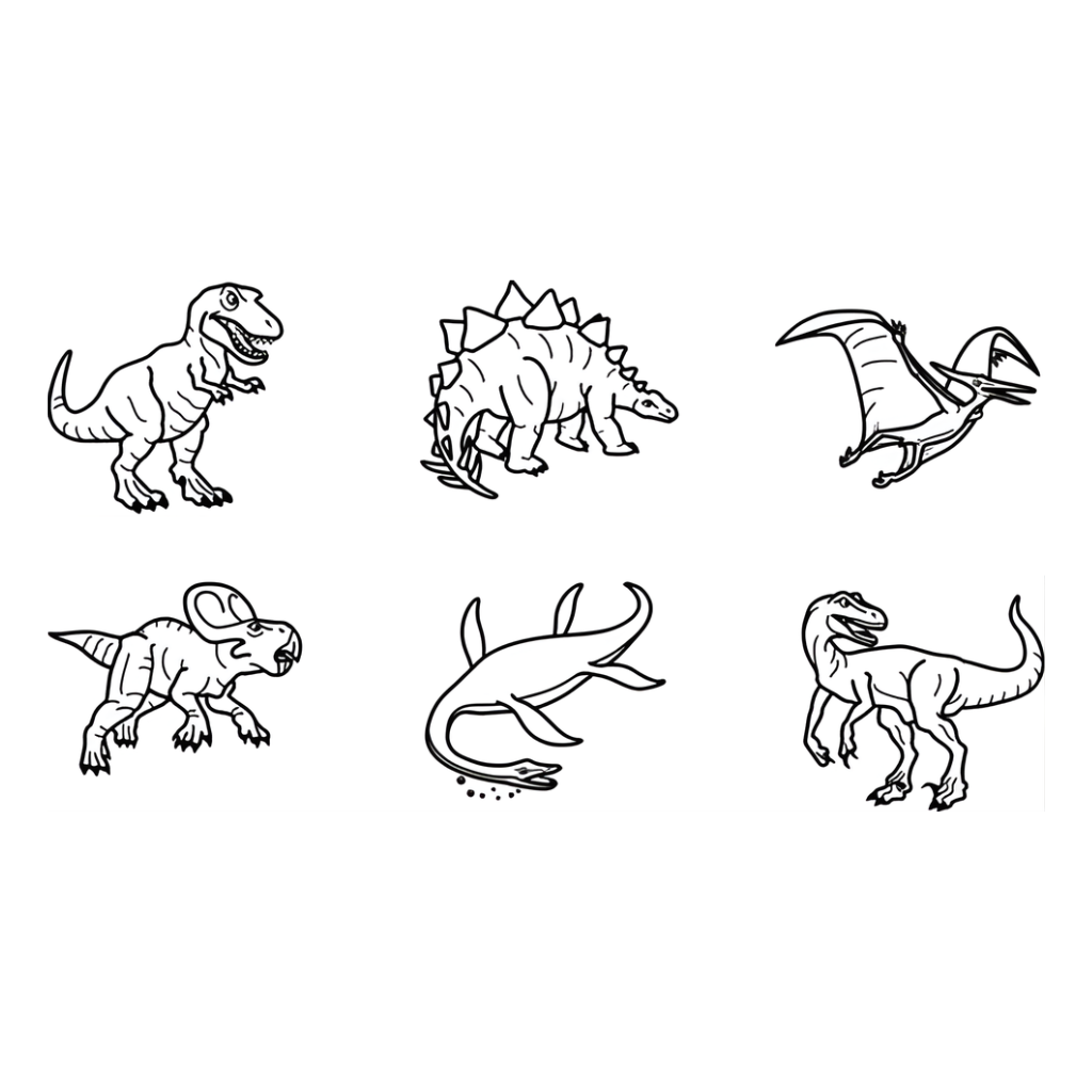 Tekenprojector dinosaurus