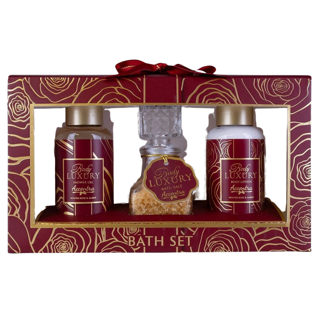 Giftset met showergel, badzout & bodylotion