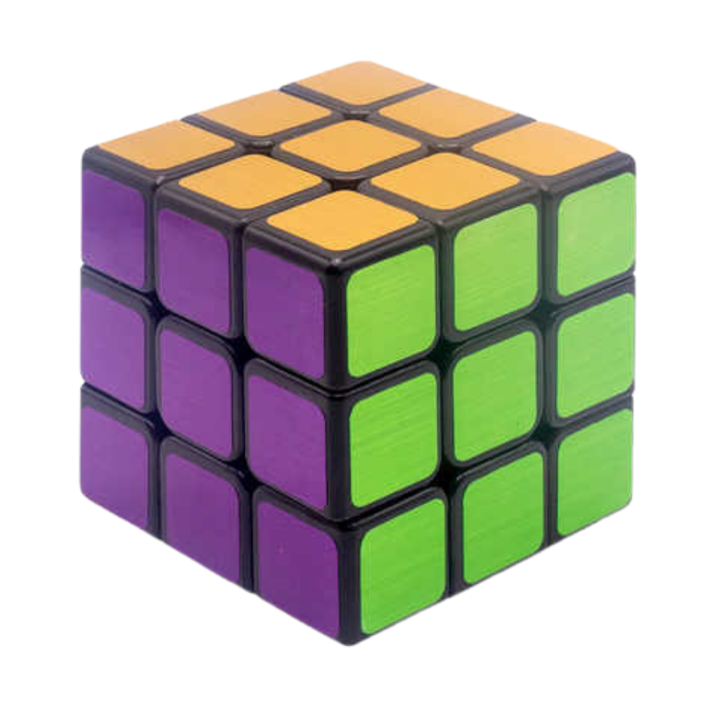 Rubiks puzzel Metallic