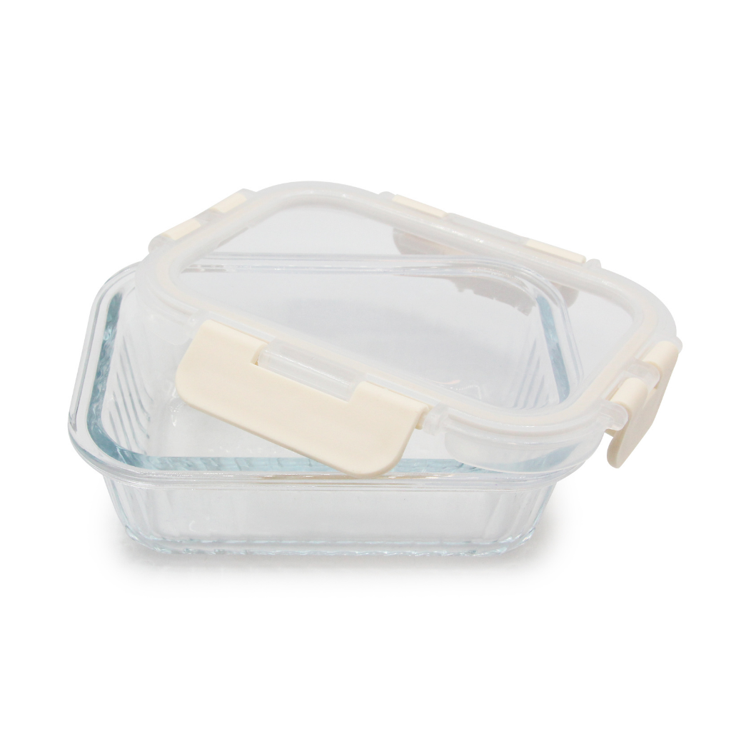 Melii - Glazen bewaarbakjes 400ml - 3 stuks