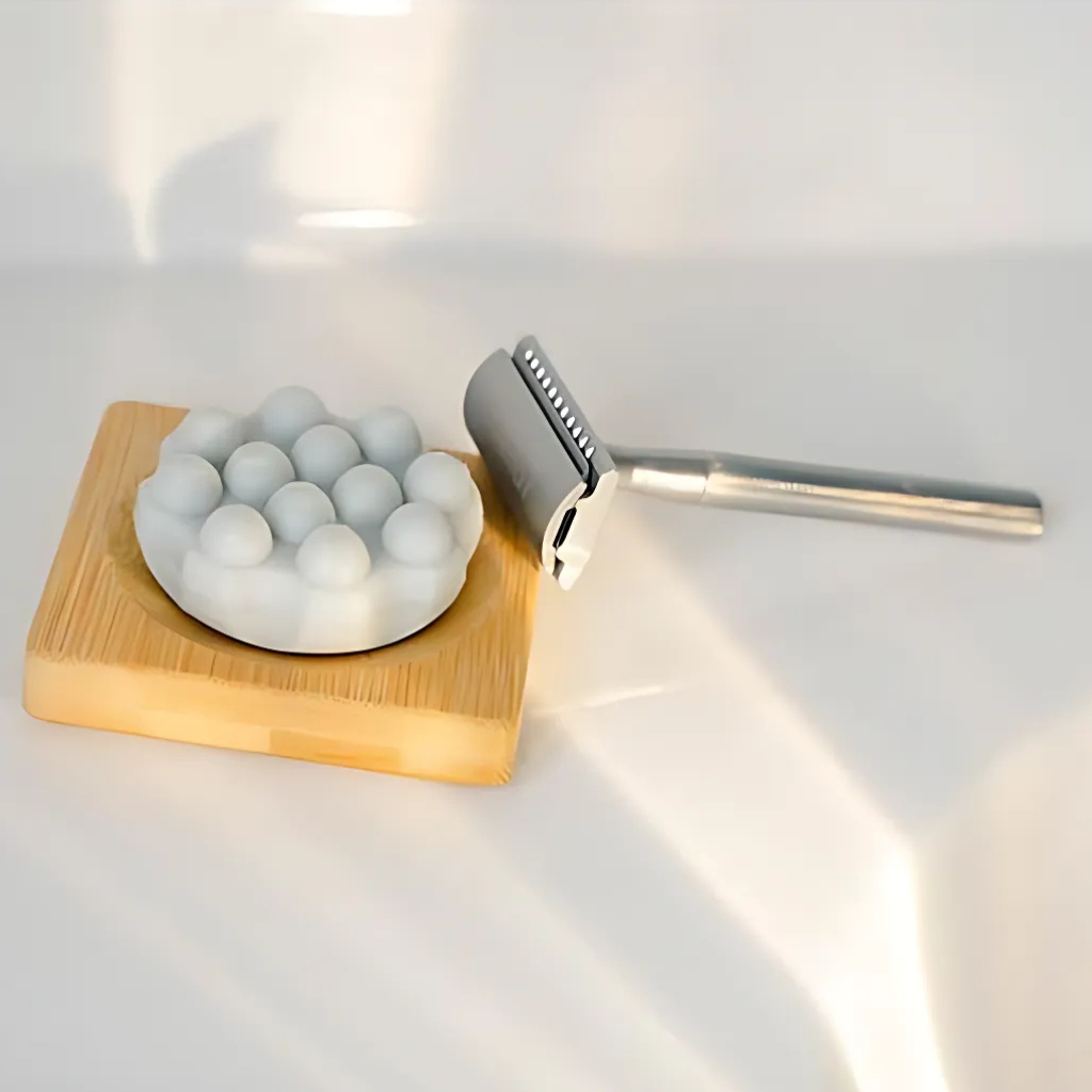 WONDR - Veilig scheermes + houder