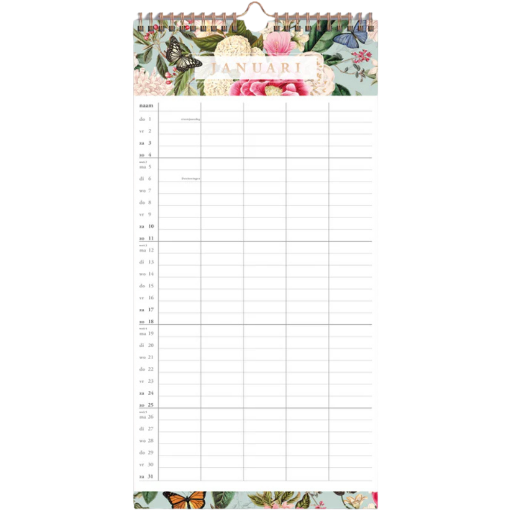 Familieplanner 2026 smal A3