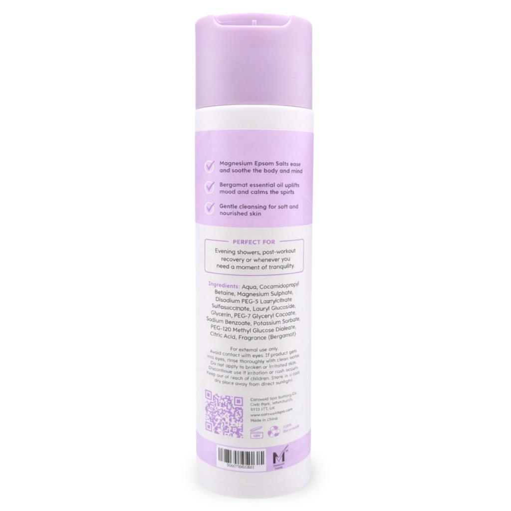 Bad- & douchegel met epsomzout - Bergamot 250ml