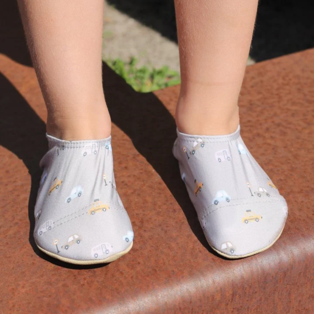 Slipstop antislip waterschoenen voor kinderen - Cars Naturel