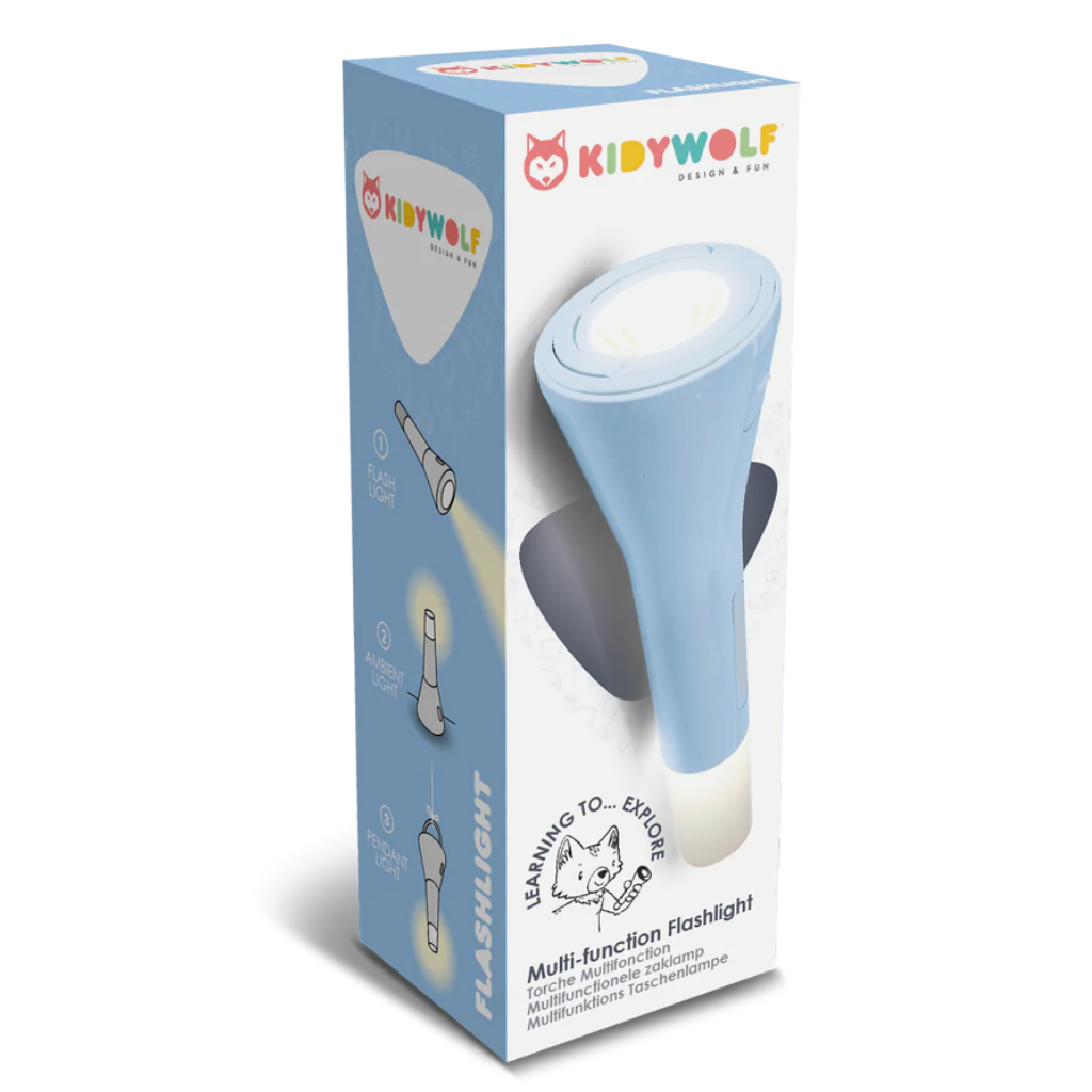 KIDYFLASHLIGHT - Multifunctionele zaklamp