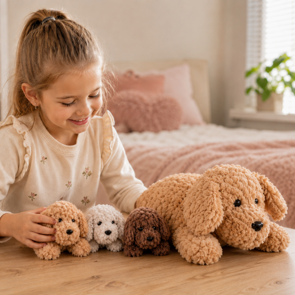 Cosy Plush Family - 4-delige set
