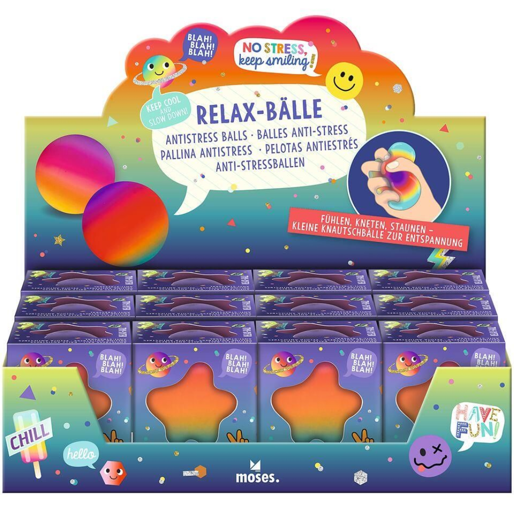Anti stressbal regenboog