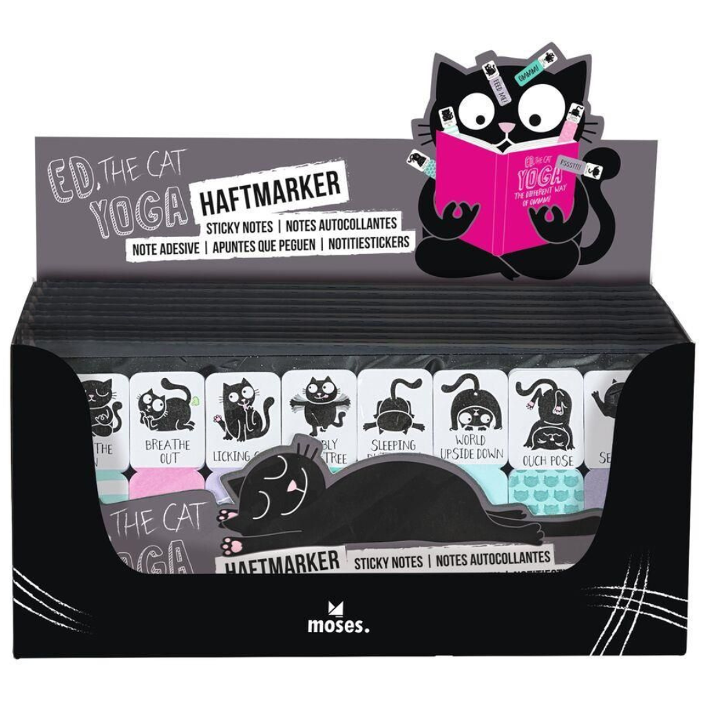 Sticky Notes - Ed The Cat Yoga