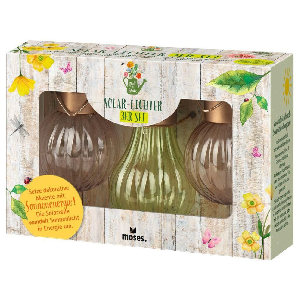 Solar lampen set van 3