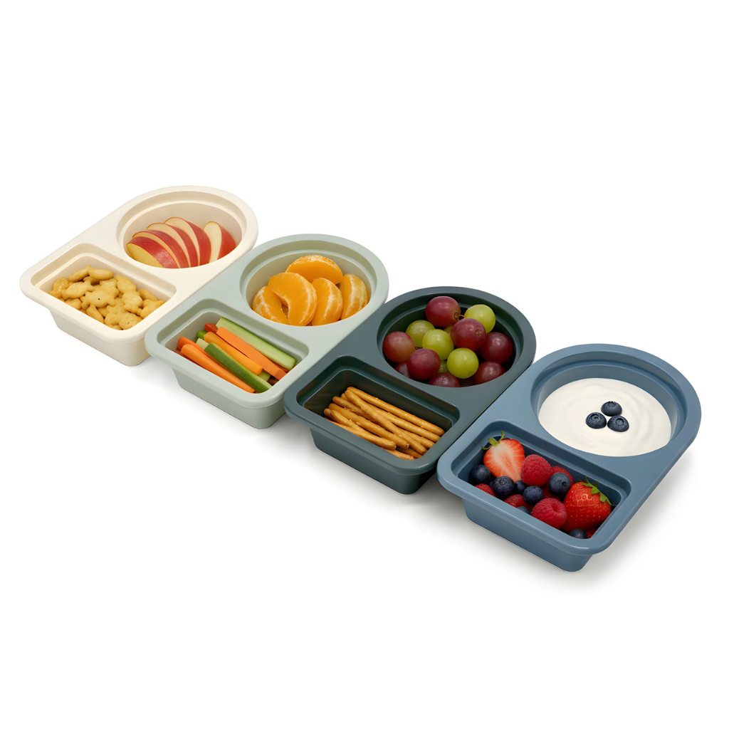 Melii - Mealprep containers voor snacks - 4 stuks
