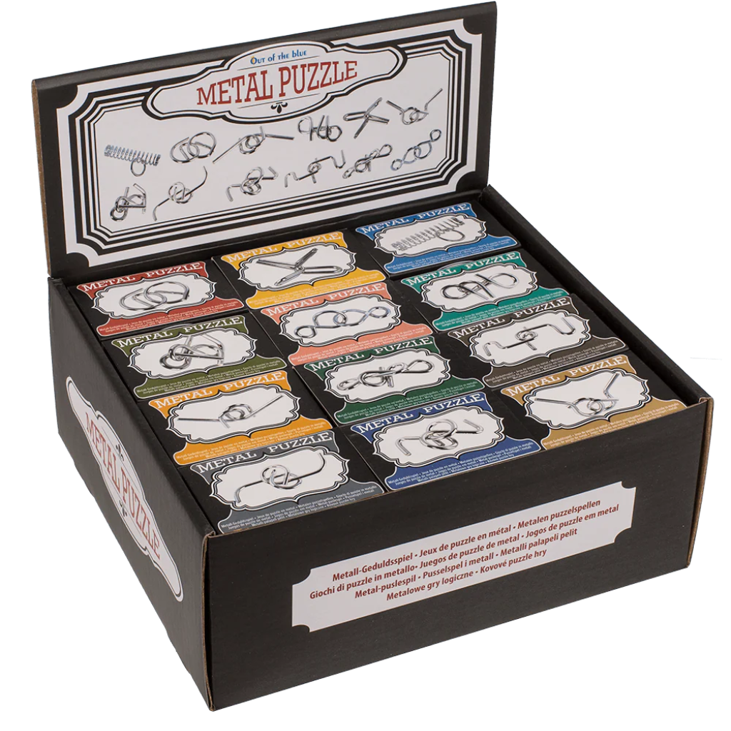 1+3 GRATIS - Metalen puzzel breinbreker