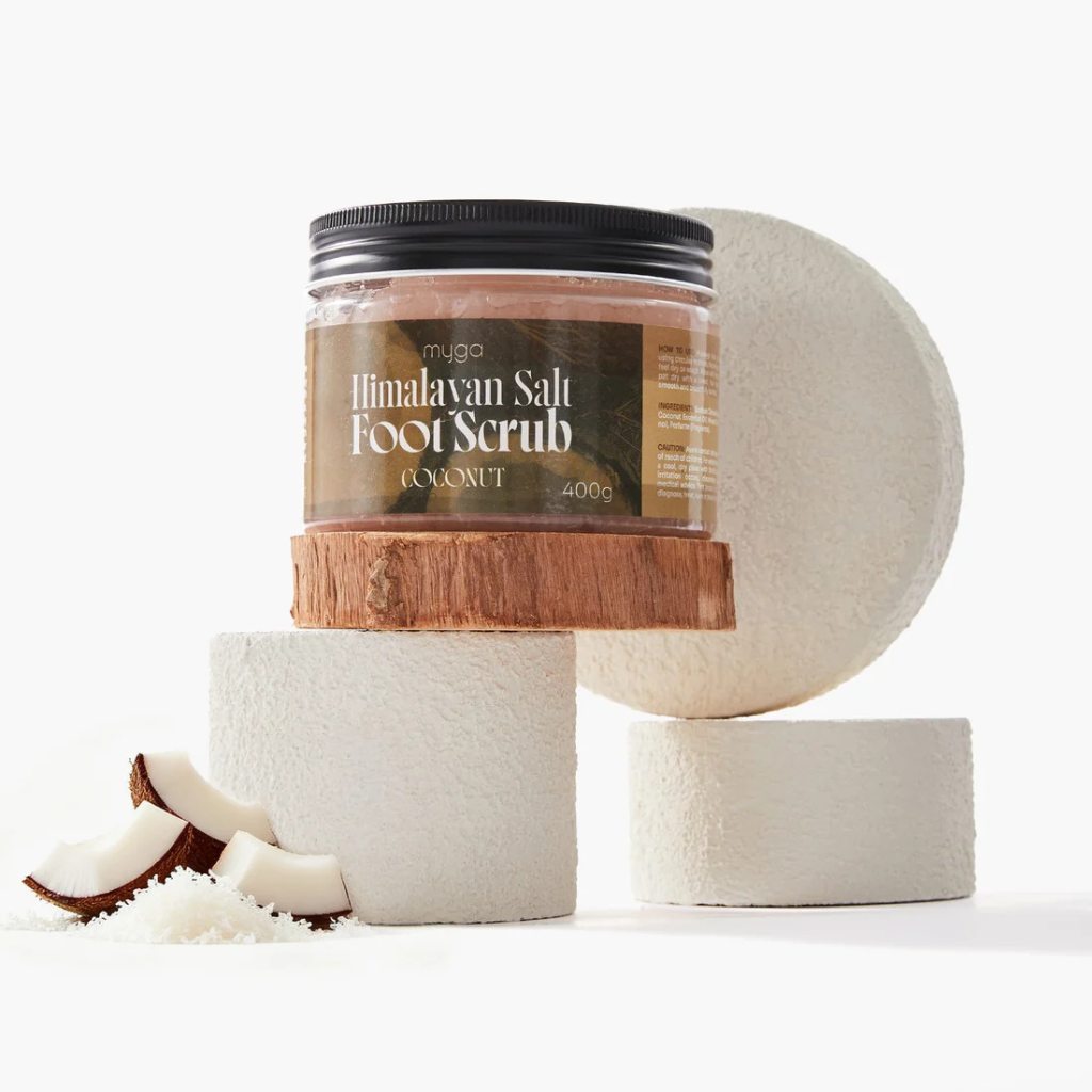 Himalayan Salt Foot scrub 400 gram - Coconut