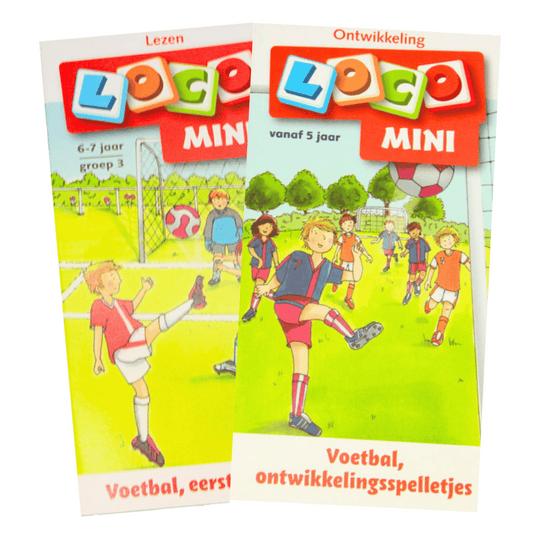 Loco Mini leerspel – Voetbal – 2 stuks