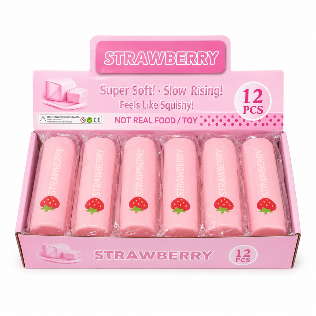 Squishy Butter Slow Rising Fidget - Strawberry