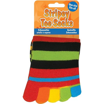 Stripey Toe Socks