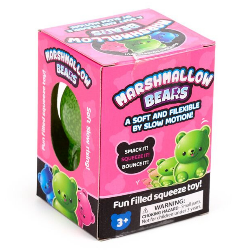 Knijpbare beer glow in the dark fidget toy