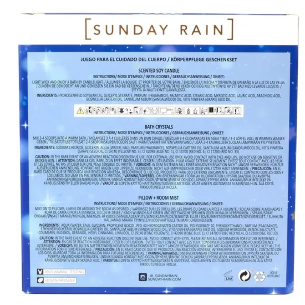 Sunday Rain - Winter Night Giftset