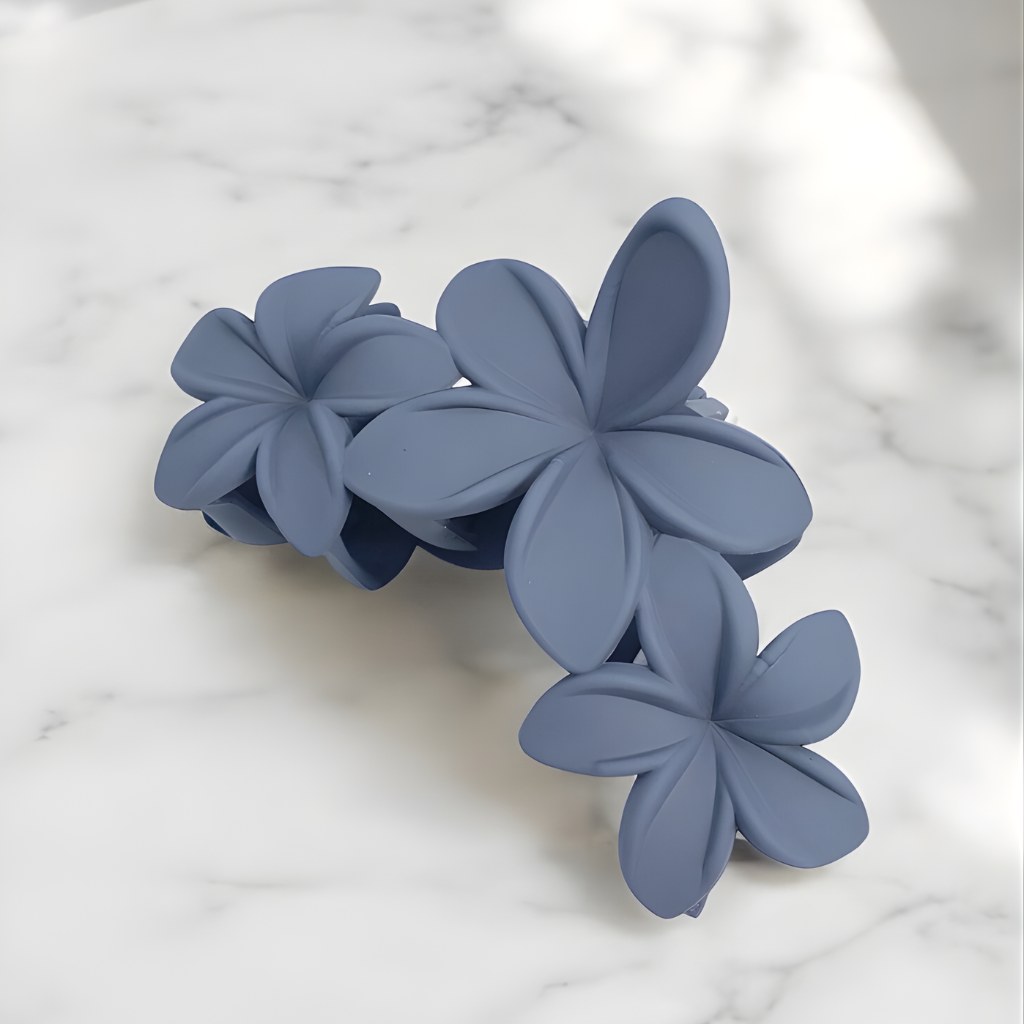 Haarclip met 3 Hawaii bloemen