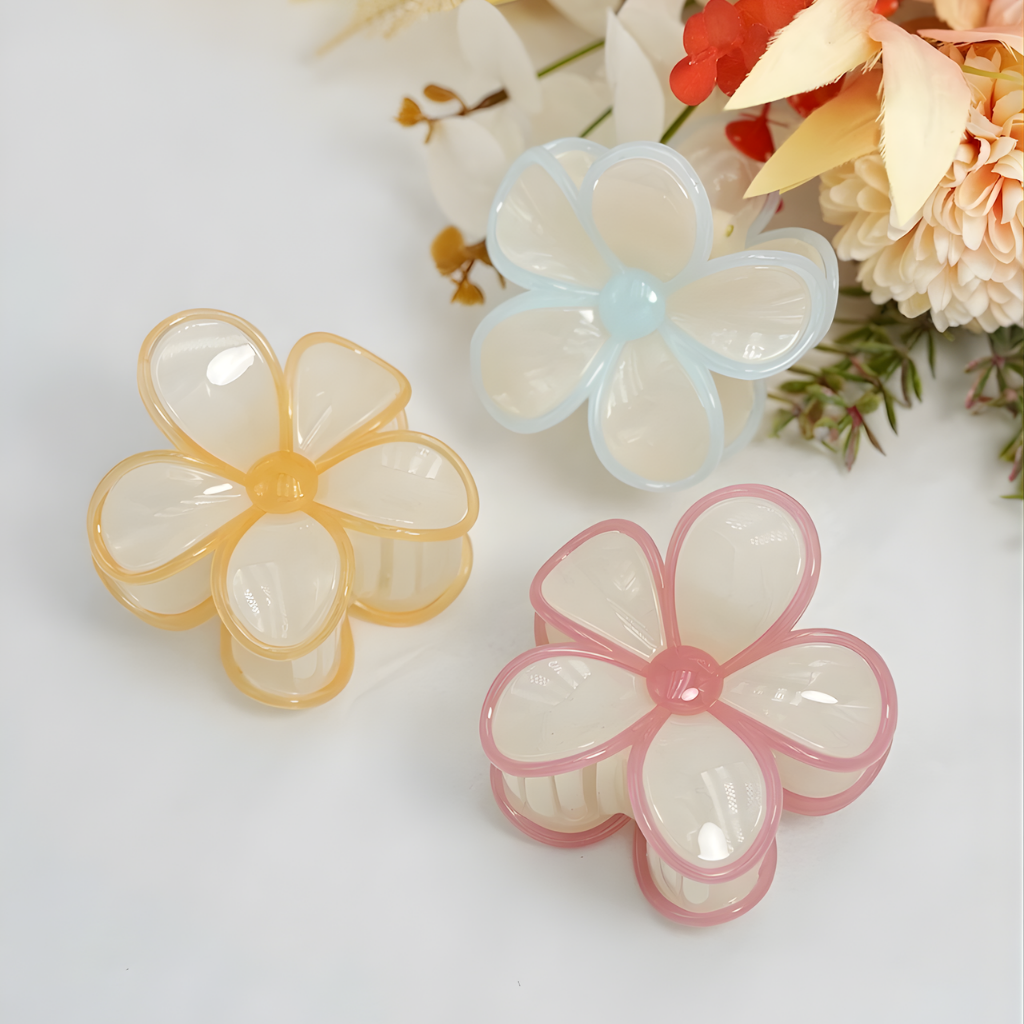 Haarclip in de vorm van madeliefje