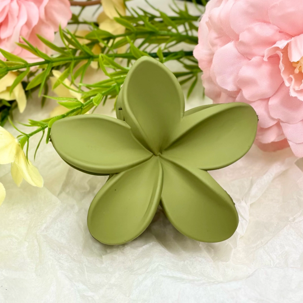 Haarclip in de vorm van Hawaii bloem