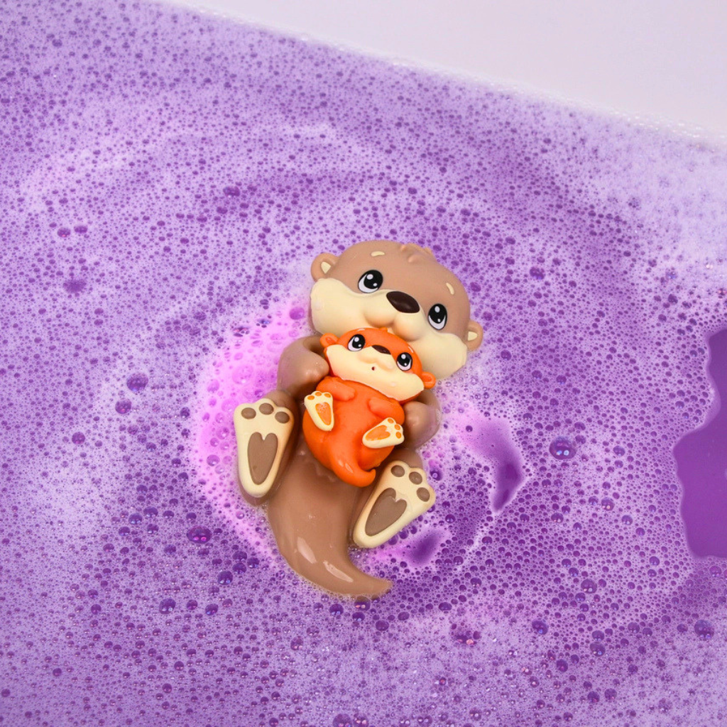 Baff Buddies Otter met baby - 3 bruisballen