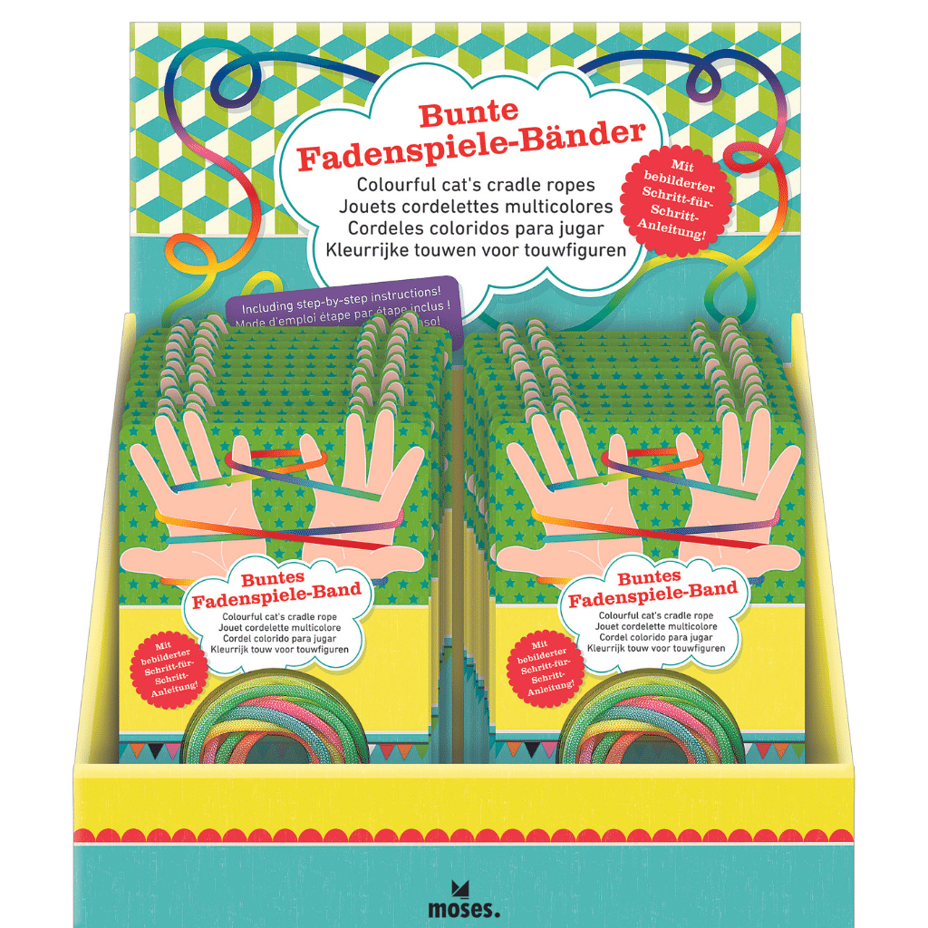 Bontgekleurd touwspel