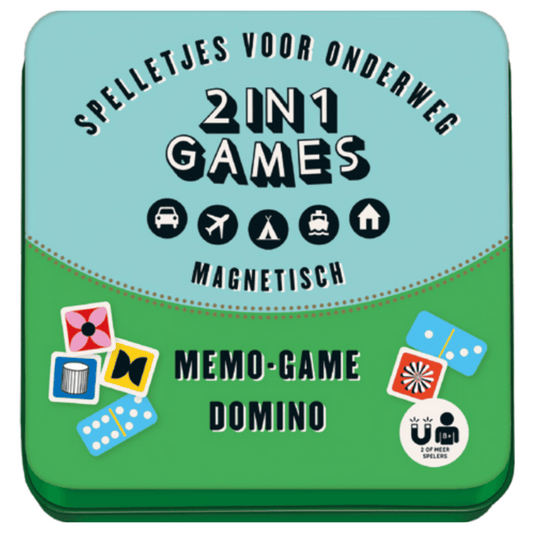 Magnetische 2 in 1 Games - Memo + Domino