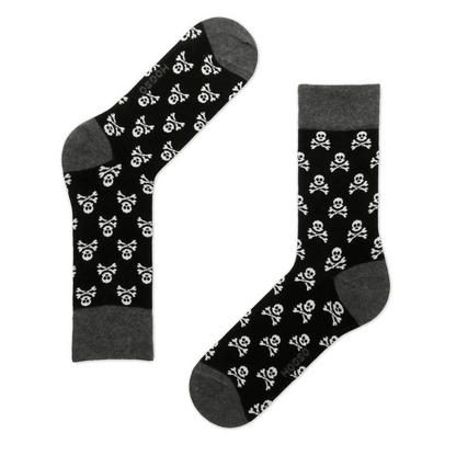 2 Paar sokken - Mopshond en skulls