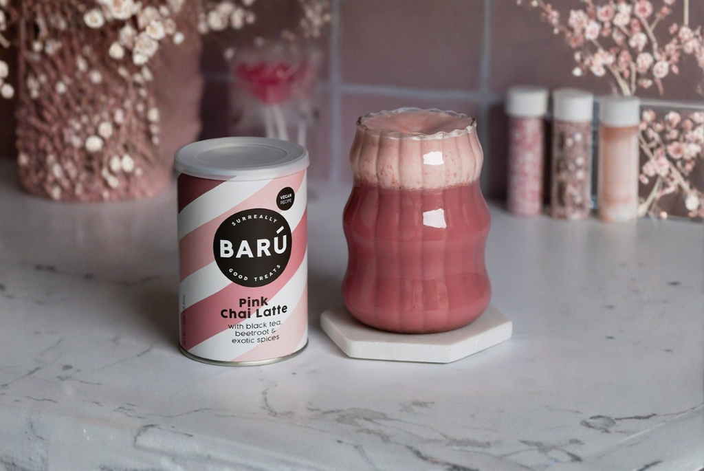 Top 3 recepten met de Pink Chai Latte poeder van Baru.