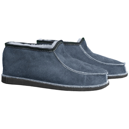 Klassieke Lamsvacht Pantoffel - Heren - Grijs