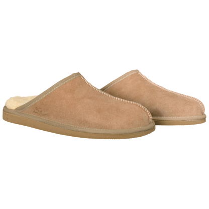 Instap Lamsvacht Pantoffels - Heren - Camel
