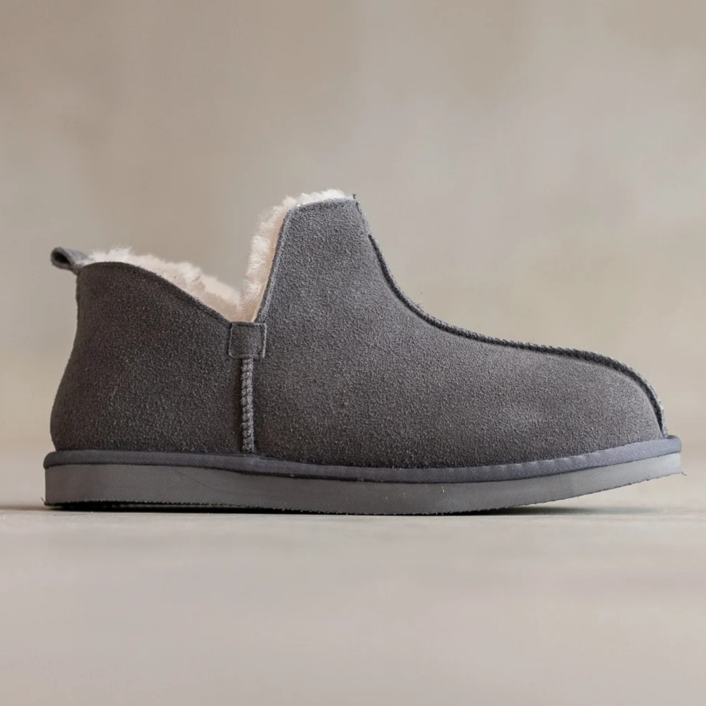 Lamsvacht Pantoffels - Nooa - Grijs