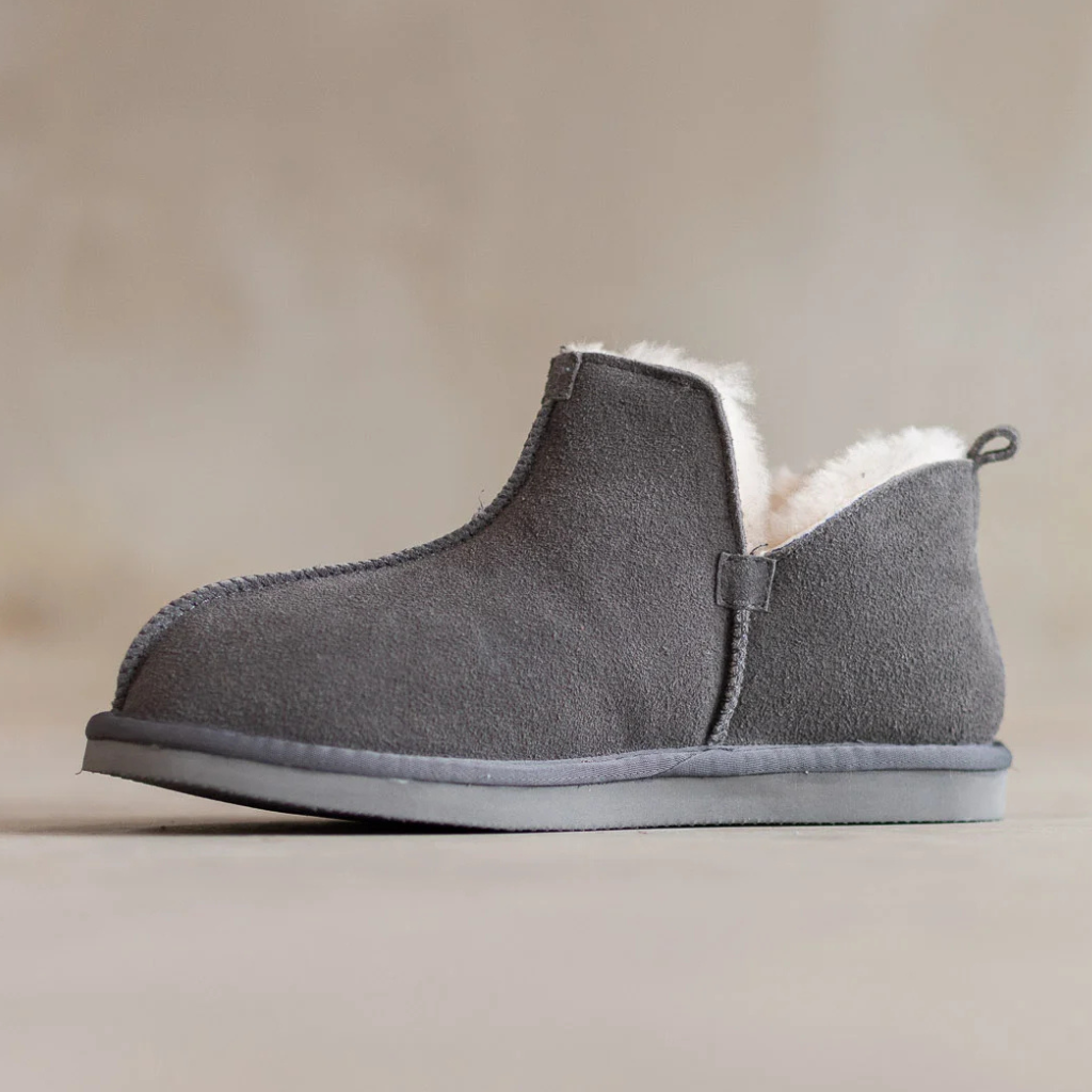Lamsvacht Pantoffels - Nooa - Grijs