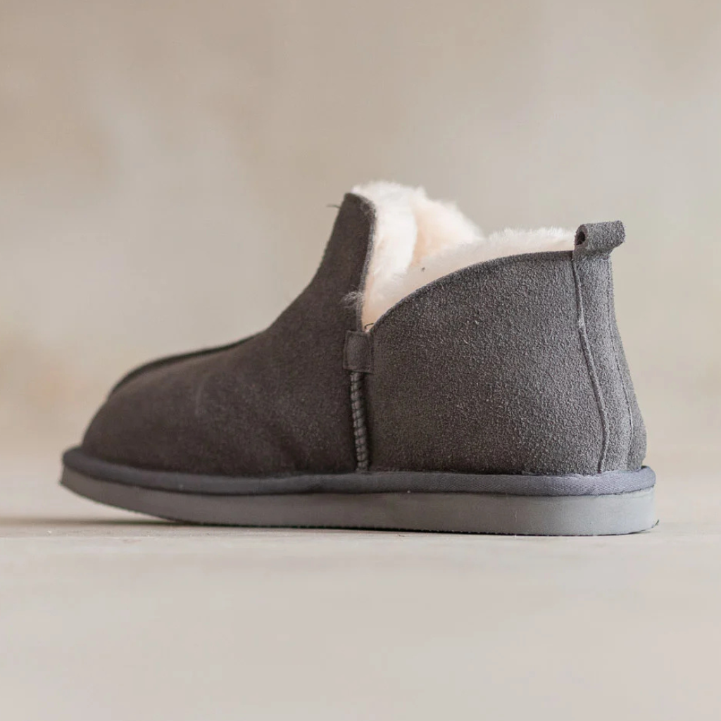 Lamsvacht Pantoffels - Nooa - Grijs