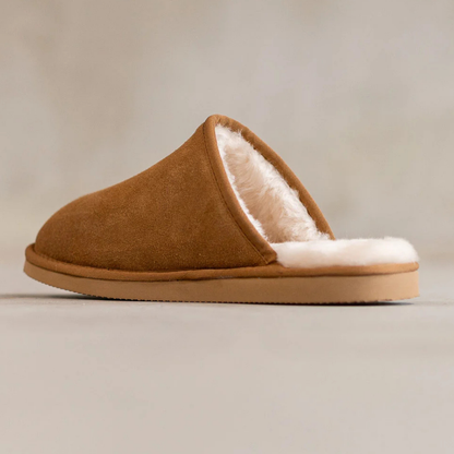 Lamsvacht Slippers - Jaki - Camel