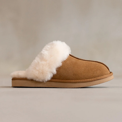 Lamsvacht Slippers - Lumi - Camel