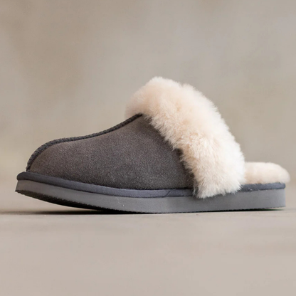 Lamsvacht Slippers - Lumi - Grijs
