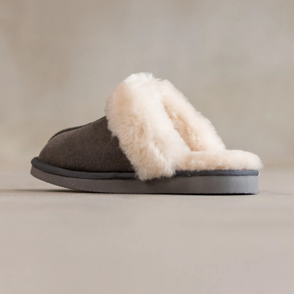 Lamsvacht Slippers - Lumi - Grijs