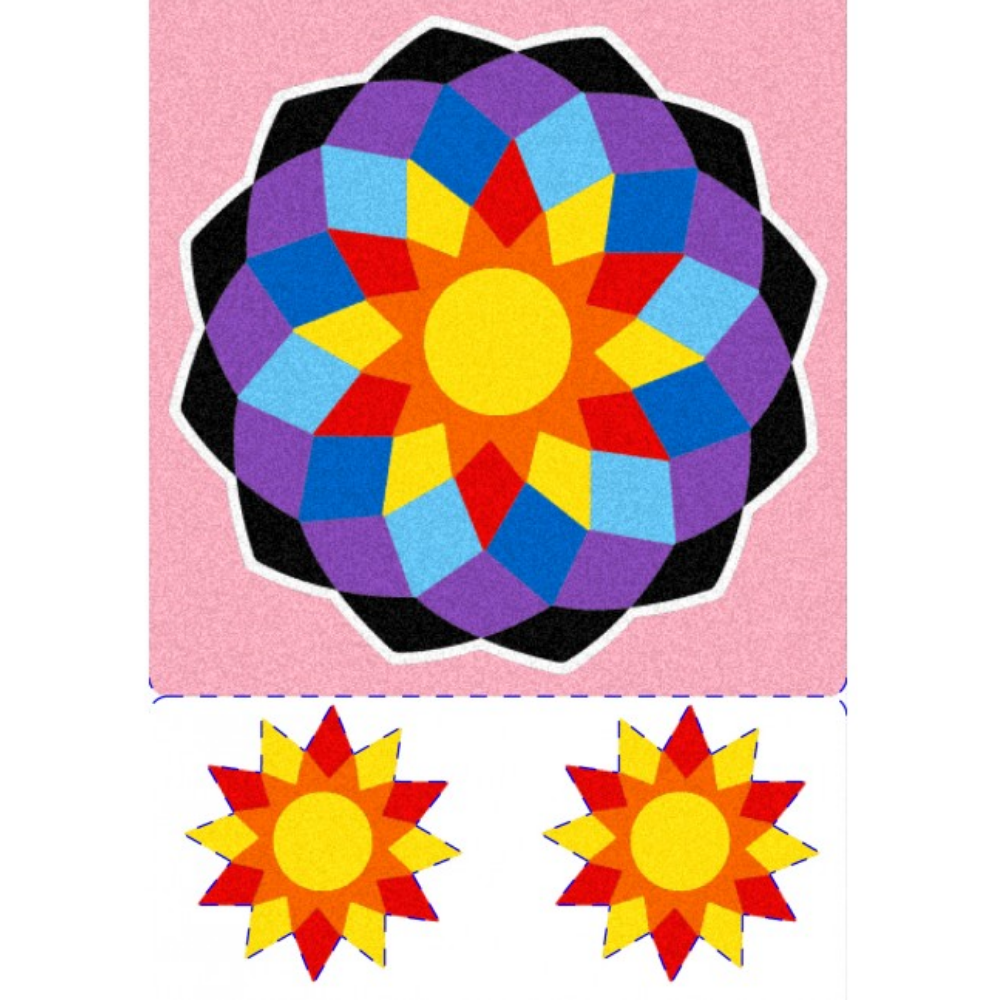 Zandschilderen - set tekeningen