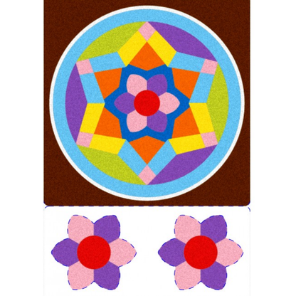 Zandschilderen - set tekeningen