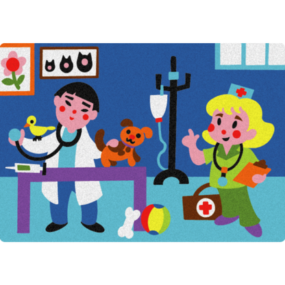 Zandschilderen - set tekeningen