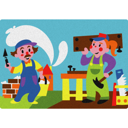 Zandschilderen - set tekeningen