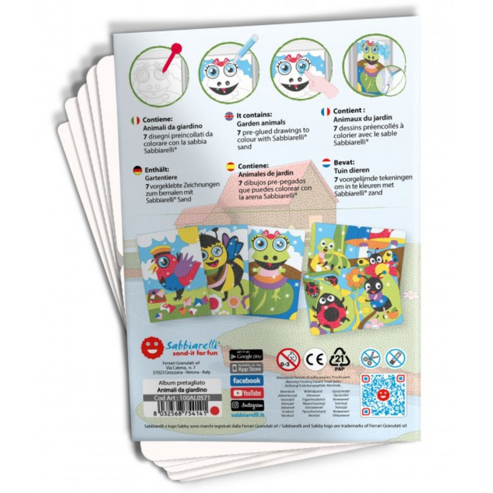 Zandschilderen - set tekeningen