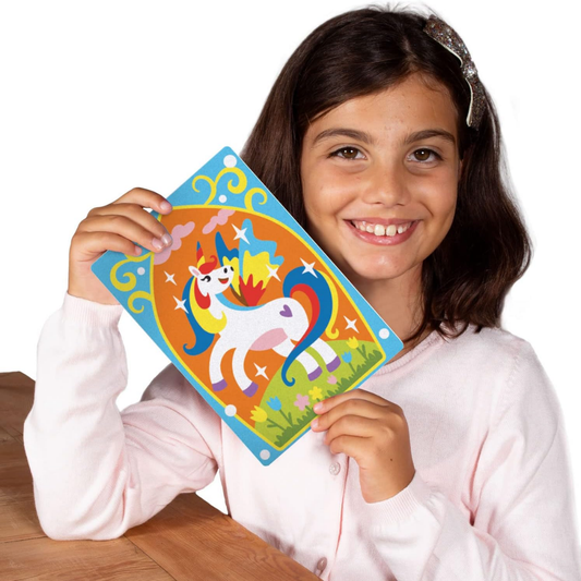 Zandschilderen - Tekeningen set + GRATIS transparant onderblad