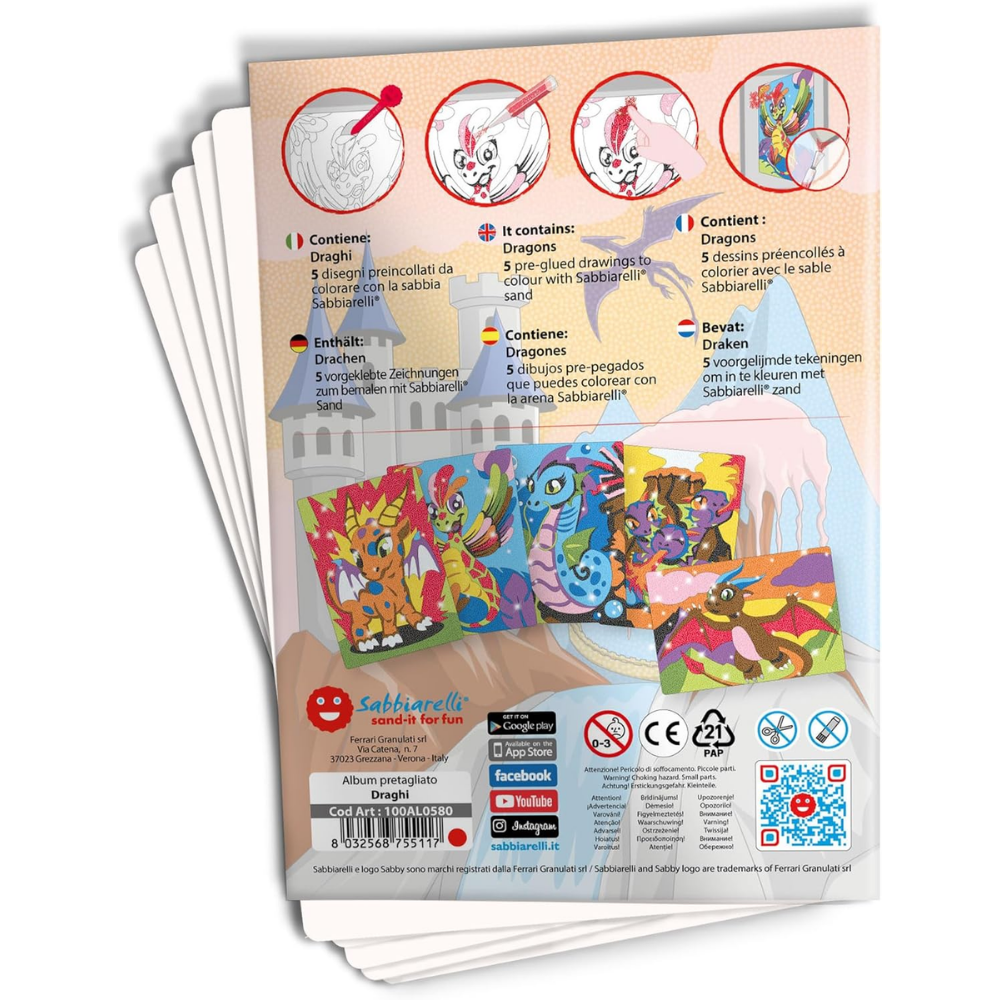 Zandschilderen - set tekeningen