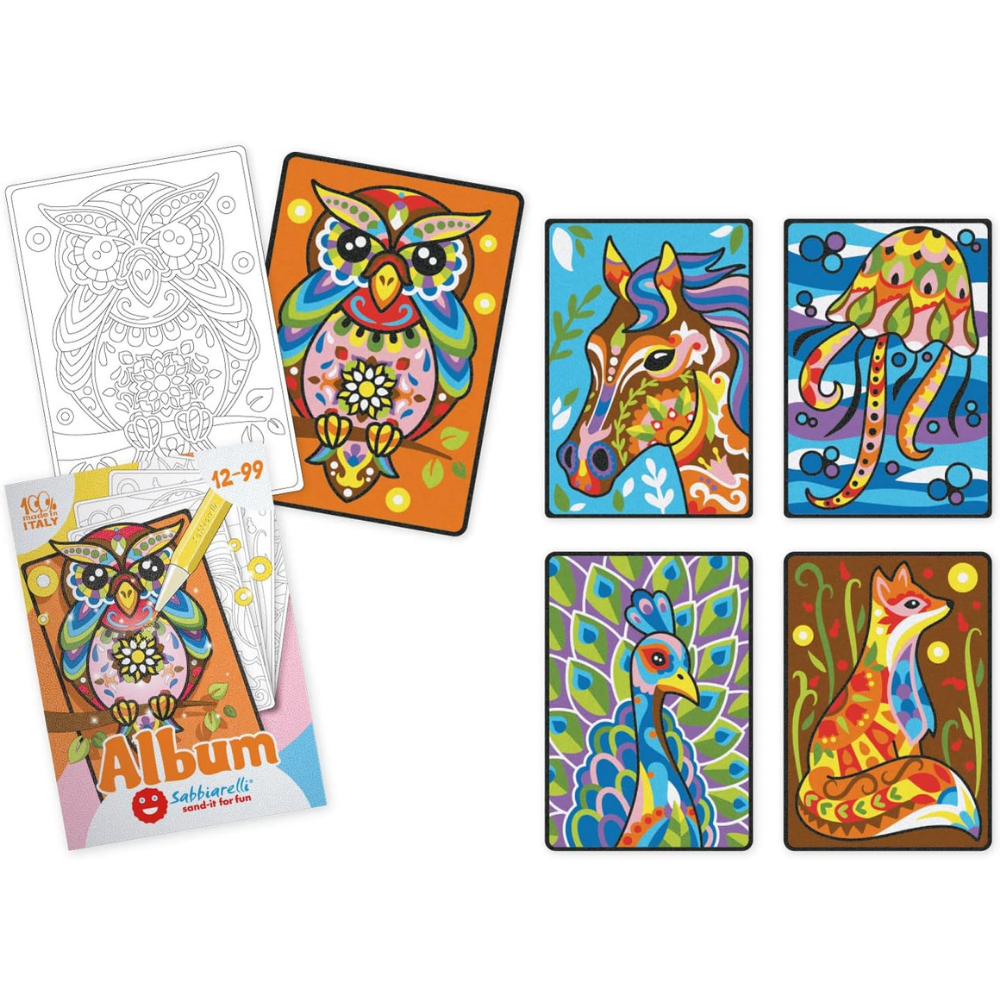 Zandschilderen - set tekeningen