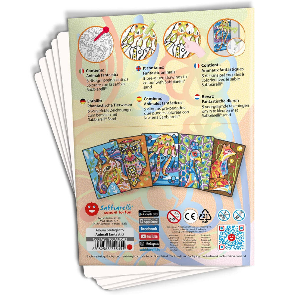 Zandschilderen - set tekeningen